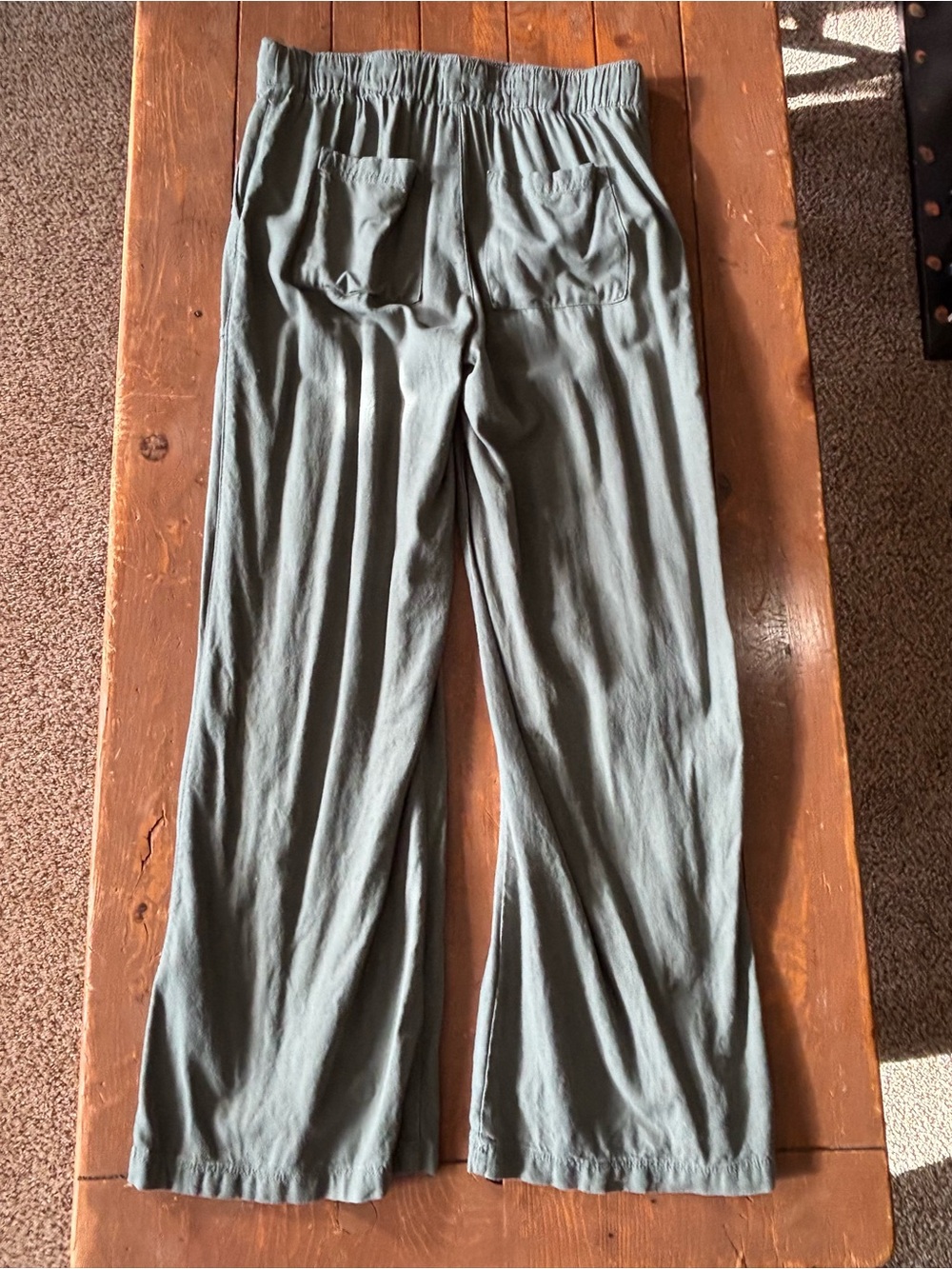 Gap Relaxed Linen Drawstring Pants - Picture 2 of 10
